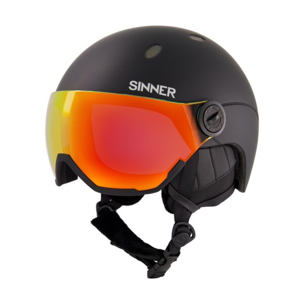 Sinner TITAN VISOR BLK-RED CAT 2